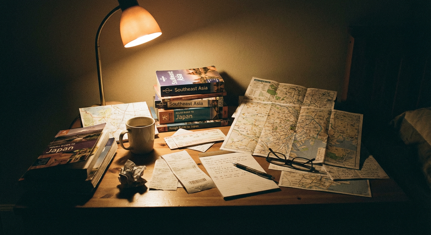 圆周旅迹 App v3.13 新版本功能展示，手机界面酒店交通卡片